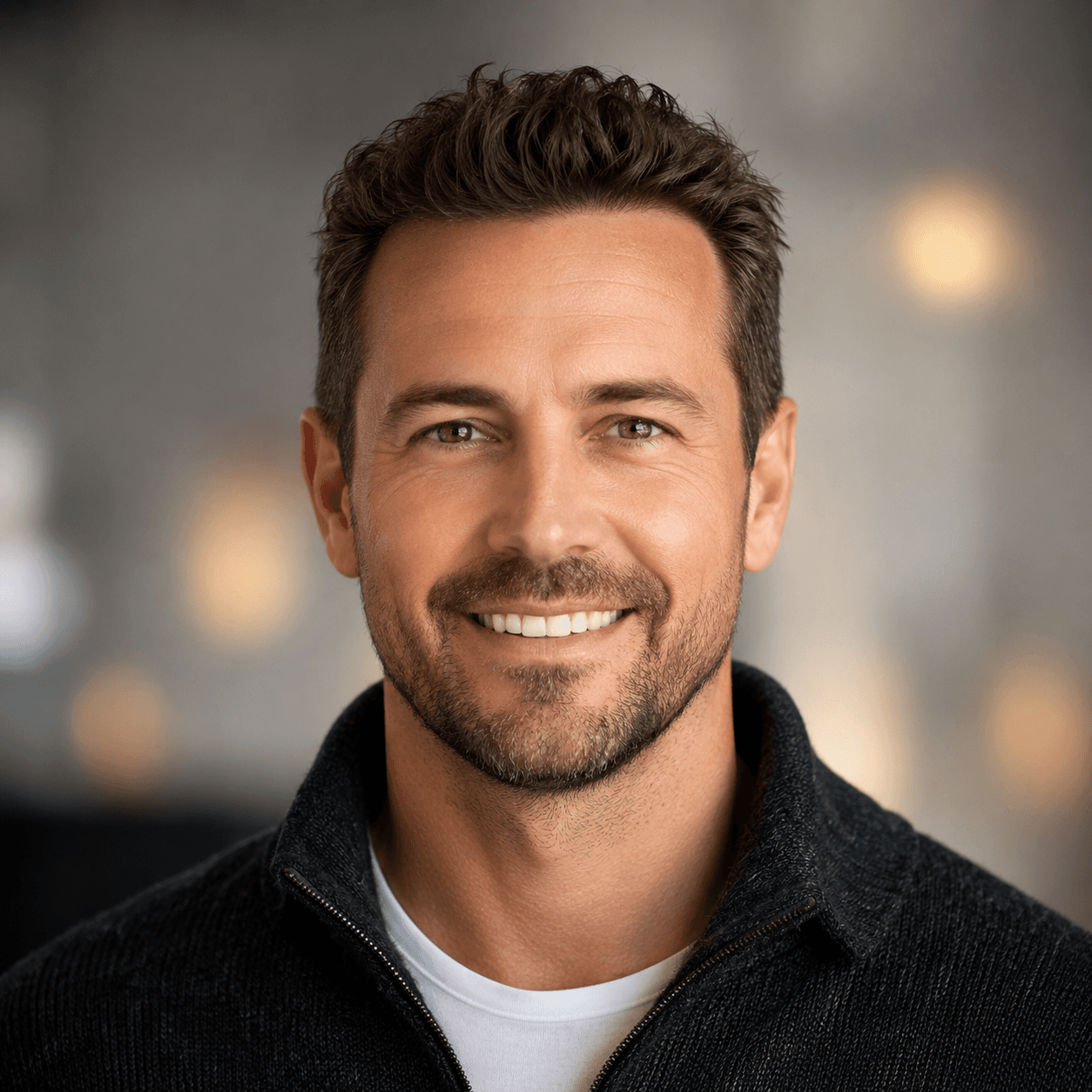 Portrait of James Miller, basement finishing client.